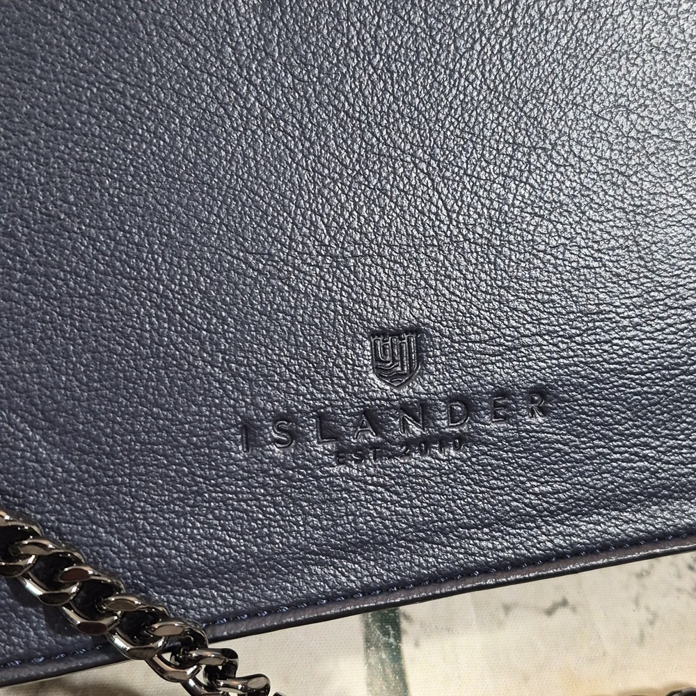 Islander Harris Tweed Mini Satchel Wool Scotland Black - Picture 5 of 9